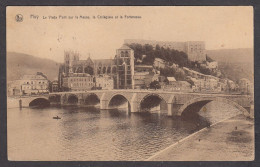 105075/ HUY, Le Vieux Pont Sur La Meuse, La Collégiale Et La Forteresse - Hoei