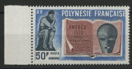 POLYNESIE Poste Aérienne PA N° 39 Neuf ** (MNH) "UNESCO" TB - Ungebraucht