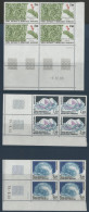 TAAF N° 143 + 144 + 145 En Blocs De Quatre Neufs ** (MNH) Avec Coin Daté TB - Nuevos