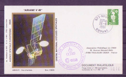 Espace 1991 09 27 - CNES - Ariane V46 - Satellite ANIK E1 - Europa