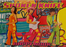 Carte Postale (Tower Records) Happy Hour - The New Album "Shonen Knife" - Publicidad