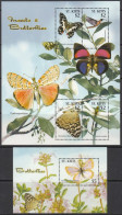 2005 St. Kitts Insects And Butterflies Complete Set Of 2 Sheets MNH - St.Kitts And Nevis ( 1983-...)