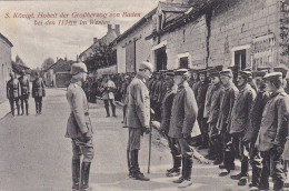 AK Seine Königl. Hoheit Der Großherzog Von Baden Bei Den 113ern Im Westen - Feldpost Bad. Inf. Rgt. 113 - 1916 (68840) - War 1914-18