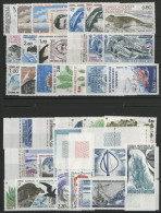 TAAF 1980-1988 N° 91 à 137 Neufs ** (MNH) Ensemble Complet Cote 71,30 € TB - Neufs