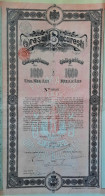 Orasul Bucuresci - Obligation De 1000 Lei - 8 April 1910 - Altri & Non Classificati