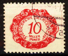 LIECHTENSTEIN PORTOMARKEN 1920 Nr 2 Gestempelt X264176 - Portomarken
