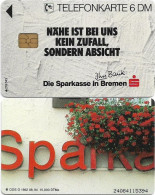 Germany - Sparkasse Bloomen (Overprint ''Sparkasse In Bremen'') - O 1662 - 08.1994, 6DM, Mint - O-Series : Series Clientes Excluidos Servicio De Colección