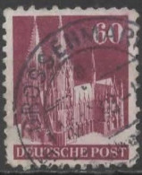 ALLEMAGNE BIZONE N° 61 O Y&T 1948 Cathédrale De Cologne - Used Stamps