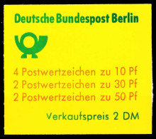 BERLIN MARKENHEFTCHEN Nr MH 10aIIoZ Postfrisch X588A7A - Postzegelboekjes