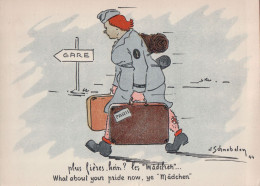 Illustrateur SCHNEBELEN Plus Fières Hein? Les Mädchen - War 1939-45