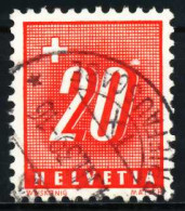 SCHWEIZ PORTO Nr 57z Zentrisch Gestempelt X631E86 - Strafportzegels