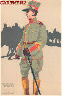 ILLUSTRATEUR EMIL HUBER MILITAIRE SUISSE FELDUNIFORM ARTILLERIE DE CAMPAGNE SERGENT UNIFORME ARMEE KUNSTLER GUERRE - Uniforms