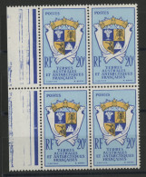 TAAF N° 15 "Armoiries" Cote 132 € Bloc De Quatre Neuf ** (MNH) Qualité TB - Unused Stamps