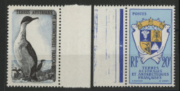 TAAF N° 14 + 15 Cote 54 € Neufs ** (MNH) Avec Bord De Feuille Qualité TB - Unused Stamps