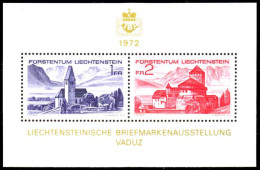 LIECHTENSTEIN 1972 Block 9 Postfrisch SB45EDA - Blocks & Kleinbögen