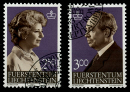 LIECHTENSTEIN 1983 Nr 828-829 Gestempelt SB4A36A - Usados