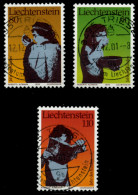 LIECHTENSTEIN 1979 Nr 725-727 Zentrisch Gestempelt X6E993A - Gebruikt