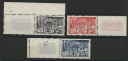TAAF N° 8 à 10 Cote 25 € Neufs ** (MNH) Géophysique Internationale TB - Unused Stamps
