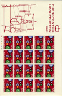 LIECHTENSTEIN BLOCK KLEINBOGEN Nr 414I BO2A Postfrisch S54517A - Blocs & Feuillets