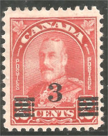 Canada 1932 George V Arch/Leaf Provisional MH * Neuf (01-91h) - Unused Stamps
