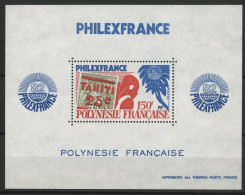 POLYNESIE Bloc Feuillet 6 Cote 21 € Neuf ** (MNH) TB "Philexfrance '82" - Hojas Y Bloques