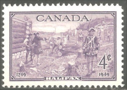 Canada 1949 Halifax Founding Fondation 200th 200 Ans MNH ** Neuf SC (02-83a) MNH ** Neuf SC (02-83a) - Ungebraucht