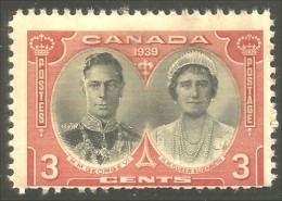 Canada 1939 3c Royal Visit King Roi George VI Queen Reine Elizabeth MNH ** Neuf SC (02-48-2d) - Other & Unclassified