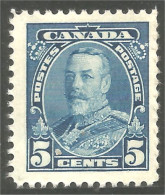 Canada 1935 George V Pictorial 5c Bleu Blue MNH ** Neuf SC (02-21-2a) - Neufs