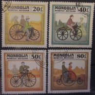 MONGOLIA ~ 1982 ~ S.G. NUMBERS 1432 - 1433 + 1435, ~ BICYCLES. ~ VFU #03480 - Mongolei