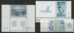 POLYNESIE Poste Aérienne PA N° 190 + 191 + 192 Neufs ** (MNH) TB - Neufs