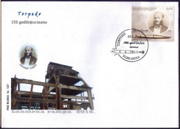 CROATIA -CROATIA - THE INVENTION OF THE TORPEDO, THE LAUNCHING RAMP - FDC - 2016 - Ships