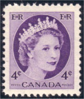 Canada QEII Wilding Violet MNH ** Neuf SC (03-40b) - Koniklijke Families