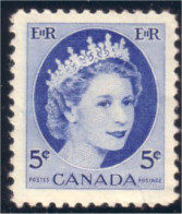 Canada QEII Wilding Bleu Blue MNH ** Neuf SC (03-41a) - Ungebraucht