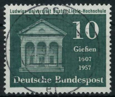 BRD BUND 1957 Nr 258 Zentrisch Gestempelt X69B97A - Usados