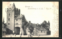 AK Naumburg / Saale, Marientor Mit Passanten  - Naumburg (Saale)