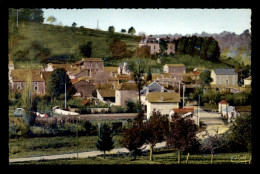 24 - VERGT - VUE GENERALE CENTRE ET COUVENT - CARTE COLORISEE - Autres & Non Classés