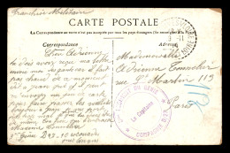 CACHET DU CAPITAINE DE LA COMPAGNIE D/27 DU 3E REGIMENT DU GENIE LE 9.11.1914 - WW I