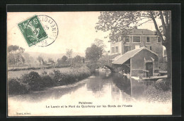 CPA Palaiseau, Le Lavoir Et Le Pont Du Quarteray Sur Les Bords De L`Yvette  - Palaiseau