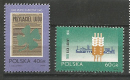 POLOGNE  N° 1438 + N° 1439 NEUF - Unused Stamps