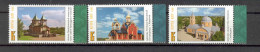 Label Transnistria 2022 Churches Of Transnistria 3v**MNH - Viñetas De Fantasía