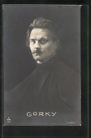 AK Maxim Gorki, Portrait Des Jungen Dichters  - Scrittori