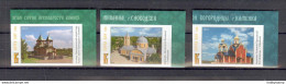 Label Transnistria 2022 Churches Of Transnistria 3v**MNH Imperforated Corner - Fantasy Labels