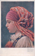 Muttich C.V. Illustrateur, Portrait De Jeune Fille (267.3) - Muttich, C.V.