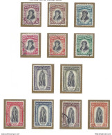 1935 SAN MARINO, N° 193/204 , Centenario Morte Di Delfico , Serie Completa Usat - Otros & Sin Clasificación