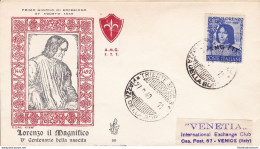 1949 TRIESTE A - N° 49 Lorenzo Il Magnifico  VENETIA NON VIAGGIATA - Sonstige & Ohne Zuordnung