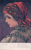 Muttich C.V. Illustrateur, Portrait De Jeune Fille De Svatoboric (308.3) - Muttich, C.V.