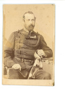 CDV Photo Originale KING CHARLES XV ROI DE SUEDE ( An 1861 1862 ) Famille Royale / Militaire - Alte (vor 1900)