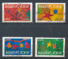 °°° FRANCE - Y&T N° 3723/26 - 2004 °°° - Used Stamps