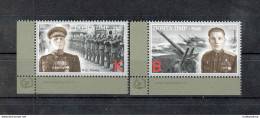 Label Transnistria 2022 Path To Victory World War II Marshal Konev & Tomilin 2v**MNH - Vignettes De Fantaisie