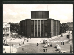 AK Bochum, Strassenpartie Mit Stadttheater  - Theatre